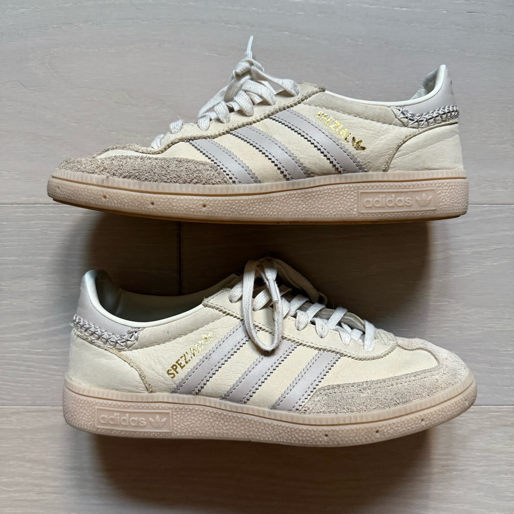 adidas Spezial Shoes in Cream White Beige